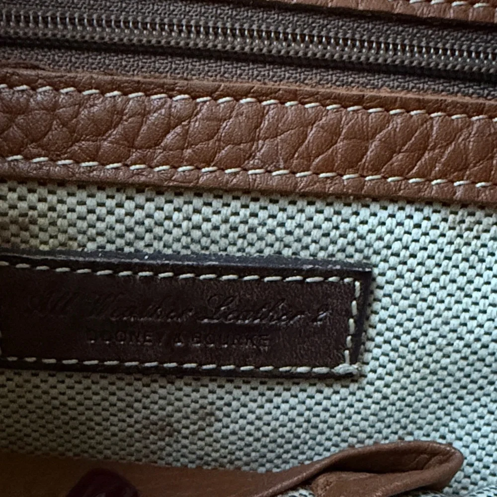 Dooney & Bourke Brown Leather Hobo Bag